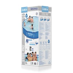 Piscine hors sol Piscine hors sol ronde Steel Pro 366 x 76 cm bleu clair Bestway 6