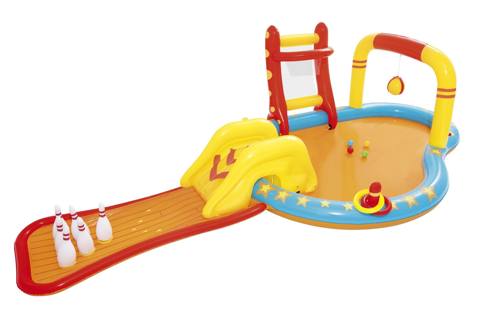 Jeux d'extérieur et trampoline Aire de jeux pataugeoire Champions 435 x 213 x 117 cm Bestway 1