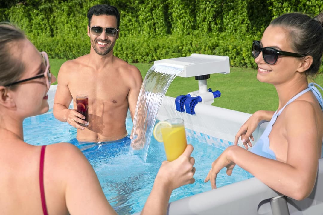 Accessoires Piscine Fontaine cascade lumineuse pour piscine hors sol Bestway 5