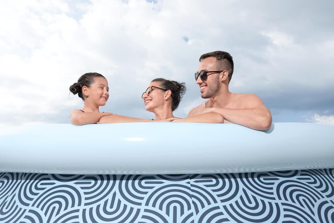Piscine hors sol Piscine autoportante ronde 396 x 84 cm Fast Set avec pompe Bestway 4
