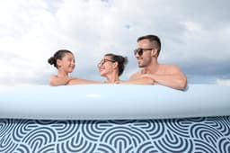 Piscine hors sol Piscine autoportante ronde 396 x 84 cm Fast Set avec pompe Bestway 4
