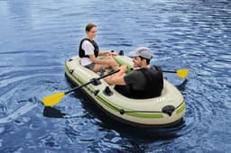Bateaux, paddle et kayak Bateau gonflable Voyager™ X2 set Hydro-Force™, 232 x 118 cm, 2 adultes 240 kg, 2 pagaies, un sac de transport et une pompe à air Bestway 3
