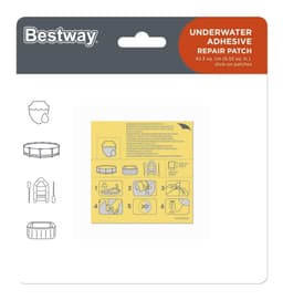 Accessoires Piscine  Lot de 10 rustines de réparation étanches adhésives Bestway 3