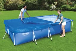 Accessoires Piscine Bâche 4 saisons rectangle 410x226cm pour piscine Steel Pro  400x211cm Bestway 2