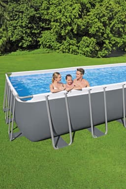 Piscine hors sol Piscine hors sol rectangulaire 732 x 366 x 132 cm Power Steel Bestway 4