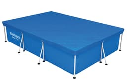 Accessoires Piscine Bâche 4 saisons rectangle 304x205cm pour piscine Steel Pro 300x201cm Bestway 1