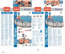 Piscine hors sol Piscine hors sol ronde Steel Pro Max 366 x 76 cm Bestway 4