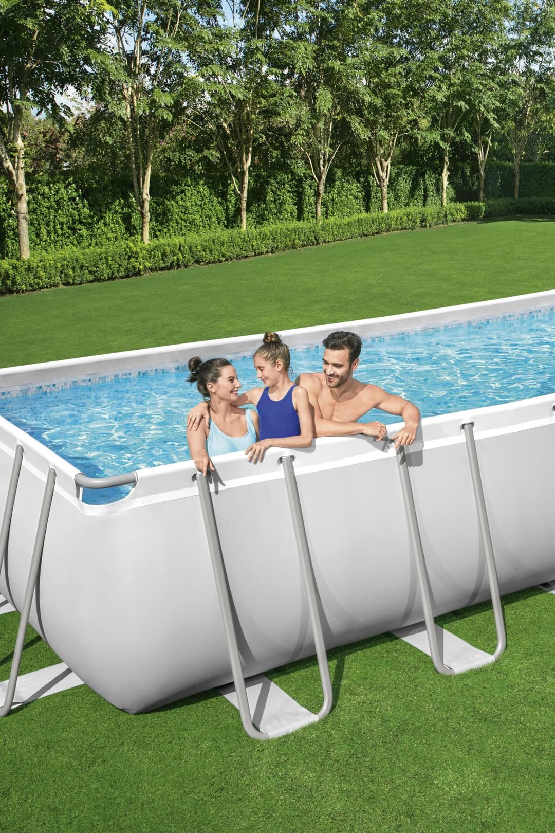 Piscine hors sol Piscine hors-sol rectangle sans accessoire Power steel 640x274x132cm Bestway 3