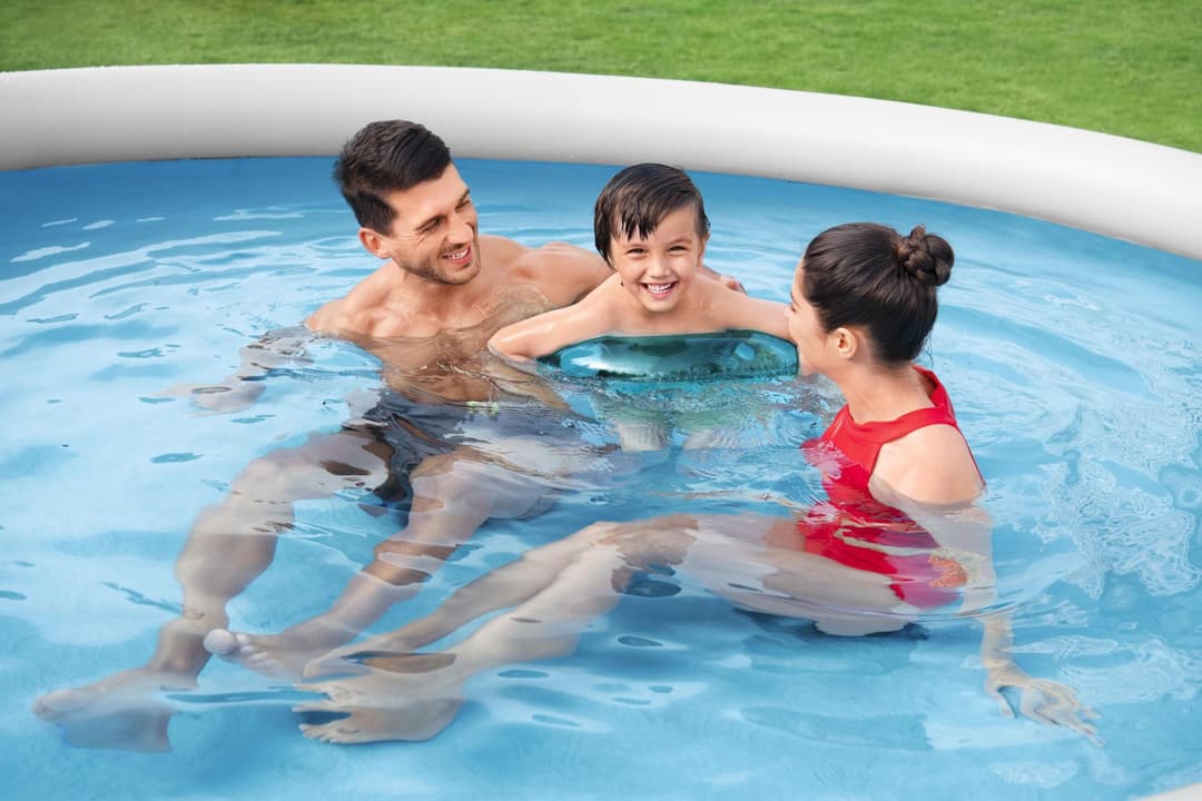 Piscine hors sol Piscine autoportante Fast Set ronde rotin 366 x 76 cm Bestway 4