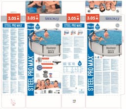Piscine hors sol Piscine hors sol ronde Steel Pro Max 305x76cm Bestway 4