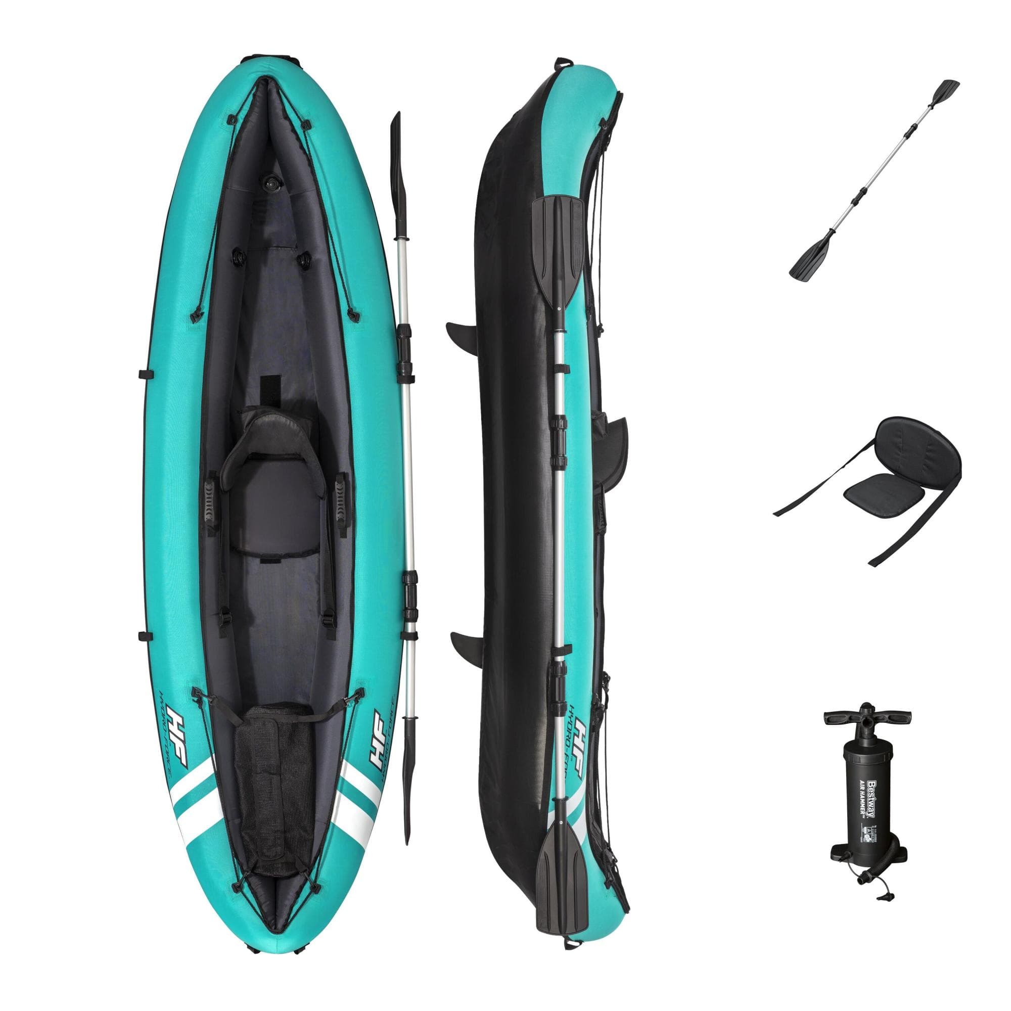 Bateaux, paddle et kayak Kayak gonflable Hydro-Force™ Ventura Elite X1 280 x 86 cm 1 personne, pagaie, pompe Bestway 1