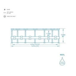 Piscine hors sol Piscine hors-sol ronde sans accessoire steel Pro max 427x427x122cm Bestway 3