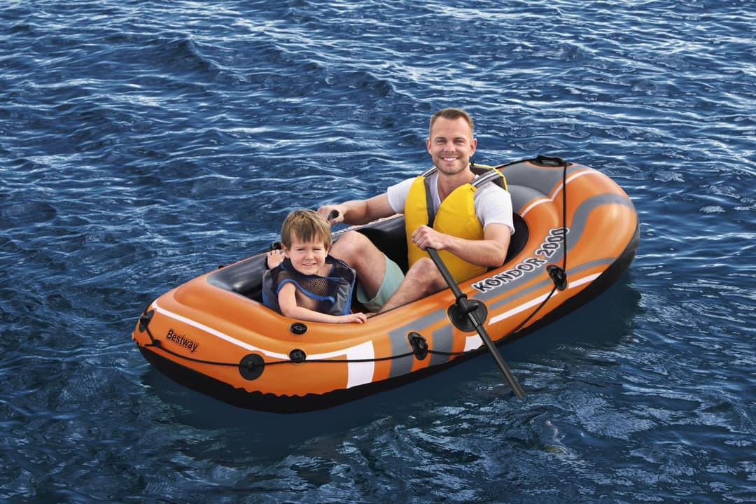 Bateaux, paddle et kayak Bateau gonflable Kondor 2000, 2 rames, gonfleur, 188 x 98 x 30 cm Bestway 3