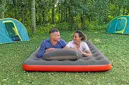 Camping et tente Matelas gonflable camping 2 places 203x152x22cm avec sac de gonflage Bestway 6