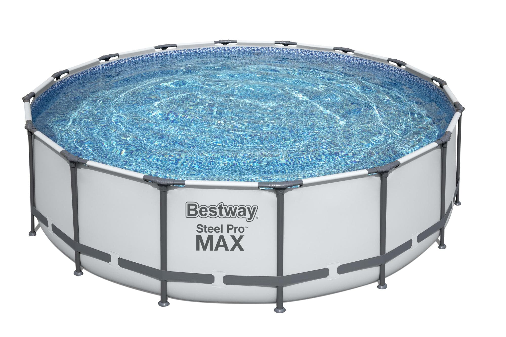Piscine hors sol Piscine hors-sol ronde sans accessoire Steel Pro max 488x488x122cm Bestway 1