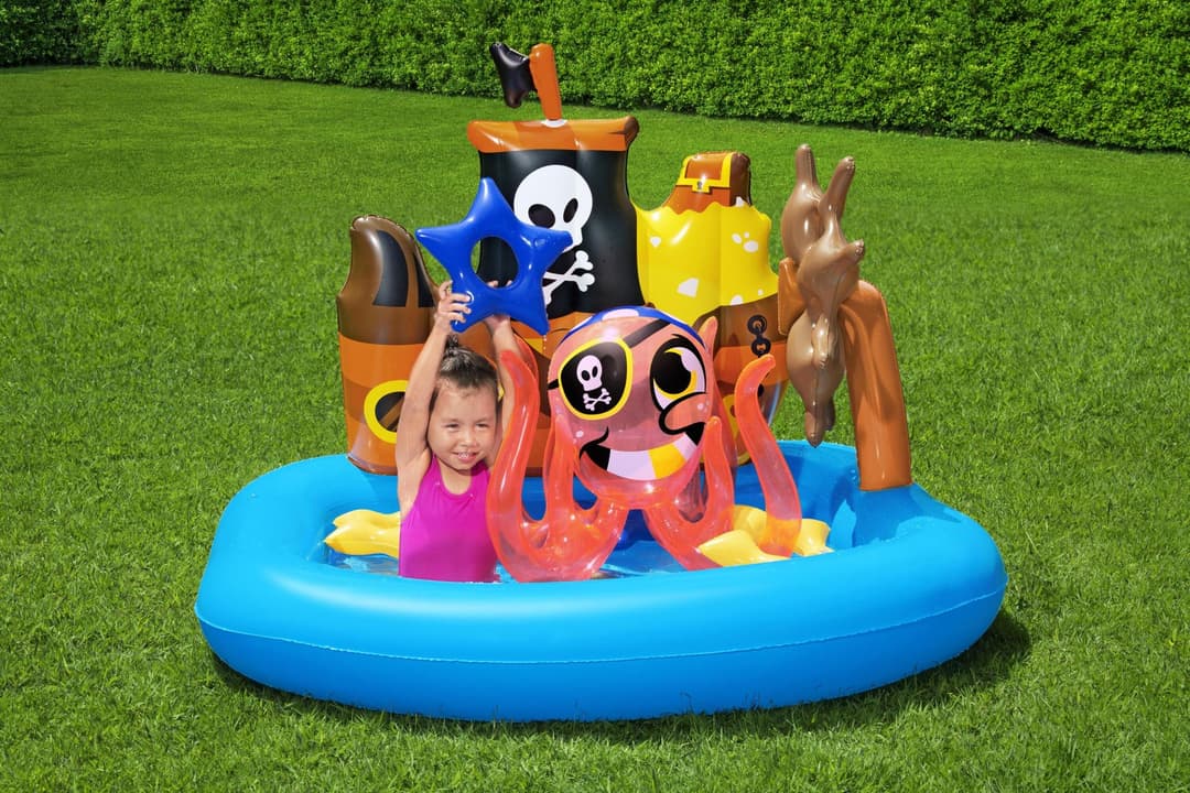 Jeux d'extérieur et trampoline Aire de jeux pataugeoire Bateau teuf teuf 140 x 130 x 104 cm Bestway 3
