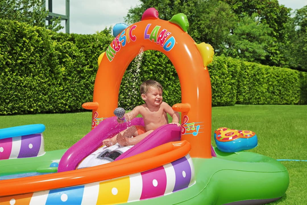 Jeux d'extérieur et trampoline Aire de jeux pataugeoire Sing'n Splash 295 x 190 x 137 cm Bestway 4