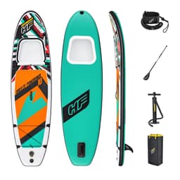 Bateaux, paddle et kayak Paddle SUP gonflable Hydro-Force™ Breeze Panorama, 305 x 84 x 12 cm avec hublot, pagaie, leash, pompe, 1 aileron et sac à dos de transport Bestway 2
