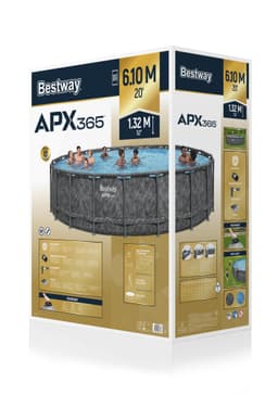 Piscine hors sol Piscine hors sol ronde 610 x 132 cm APX 365 Bestway 7