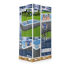 Piscine hors sol Piscine hors sol rectangulaire 732 x 366 x 132 cm Power Steel Bestway 7