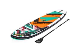 Bateaux, paddle et kayak Paddle SUP gonflable Hydro-Force™ Breeze Panorama, 305 x 84 x 12 cm avec hublot, pagaie, leash, pompe, 1 aileron et sac à dos de transport Bestway 3