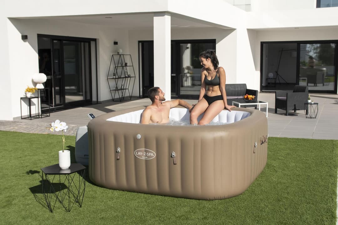 Spa Spa gonflable carré Lay-Z-Spa Palma Hydrojet Pro 5 - 7 places Bestway 5