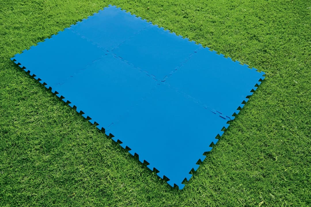 Accessoires Piscine Lot de 9 tapis de protection 50 x 50 cm - bleu Bestway 5