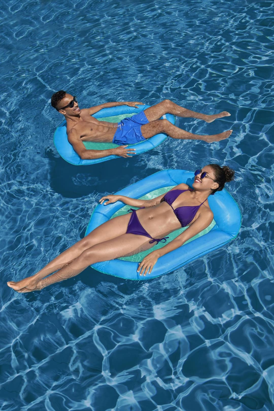 Jeux d'extérieur et trampoline Siège gonflable Flex 'N Fold™, 106 x 95 x 16 cm, 90 kg max, pop-up, maillage ComfortCool™, coussin, sac de transport Bestway 5