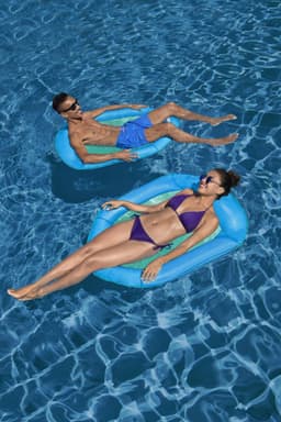 Jeux d'extérieur et trampoline Siège gonflable Flex 'N Fold™, 106 x 95 x 16 cm, 90 kg max, pop-up, maillage ComfortCool™, coussin, sac de transport Bestway 5