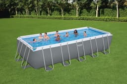 Piscine hors sol Piscine hors-sol sans accessoire Power steel rectangle 640x274x132cm Bestway 2