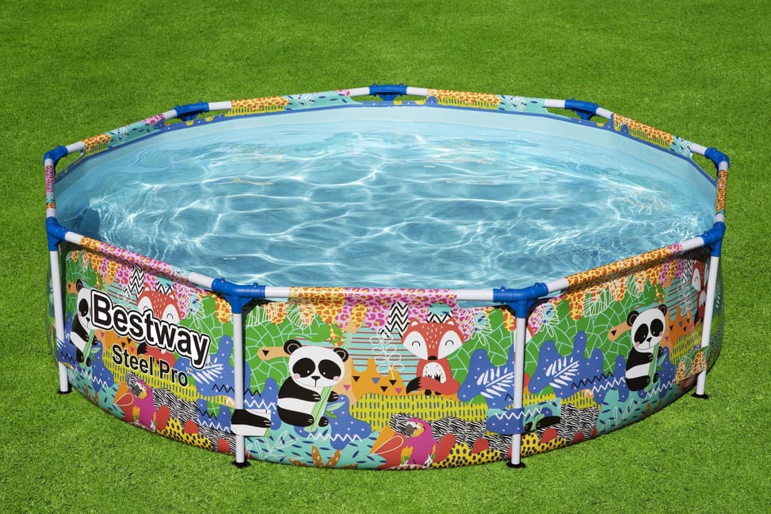 Piscine hors sol Piscine hors sol ronde Steel Pro 274 x 66 cm motif panda Bestway 2