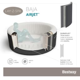 Spa Gonflable Spa gonflable rond Lay-Z-Spa Baja Airjet 2 - 4 personnes Bestway 9