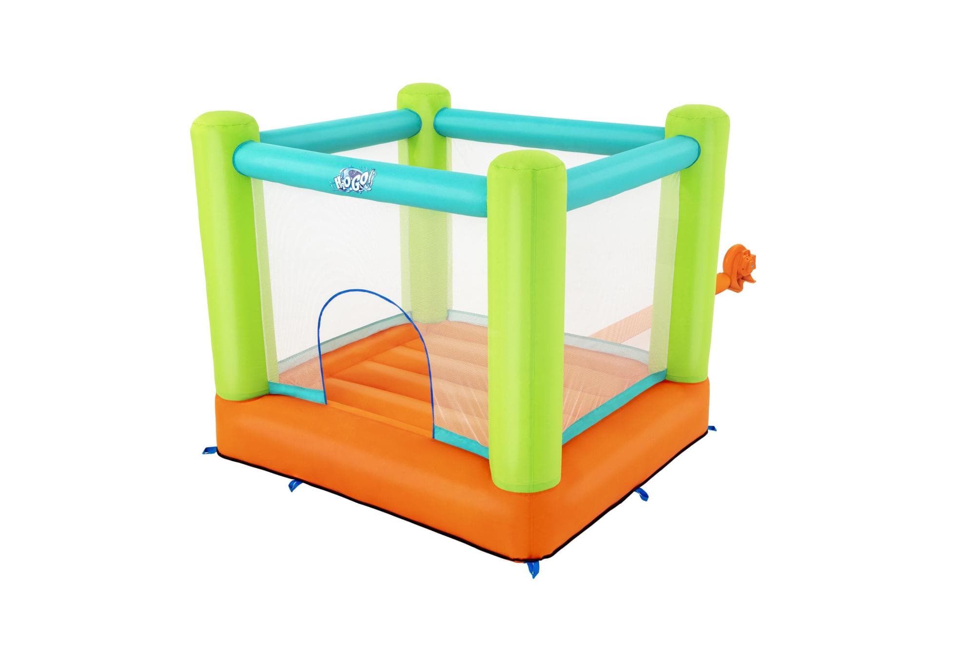 Jeux d'extérieur et trampoline Trampoline à air constant Jump and Soar™, 194 x 175 x 170 cm, 113 kg max, parois en maille, souffleur Bestway 1