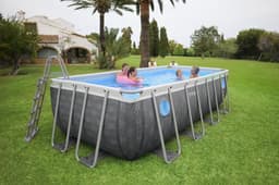 Piscine hors sol Piscine hors sol rectangulaire 488x244x122cm Steel Pro MAX Splashview Bestway 8