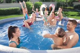 Piscine hors sol Piscine autoportante Fast Set 457 x 84 cm bleue Bestway 8