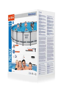Piscine hors sol Piscine hors sol ronde Steel Pro Max 610 x 132 cm Bestway 4