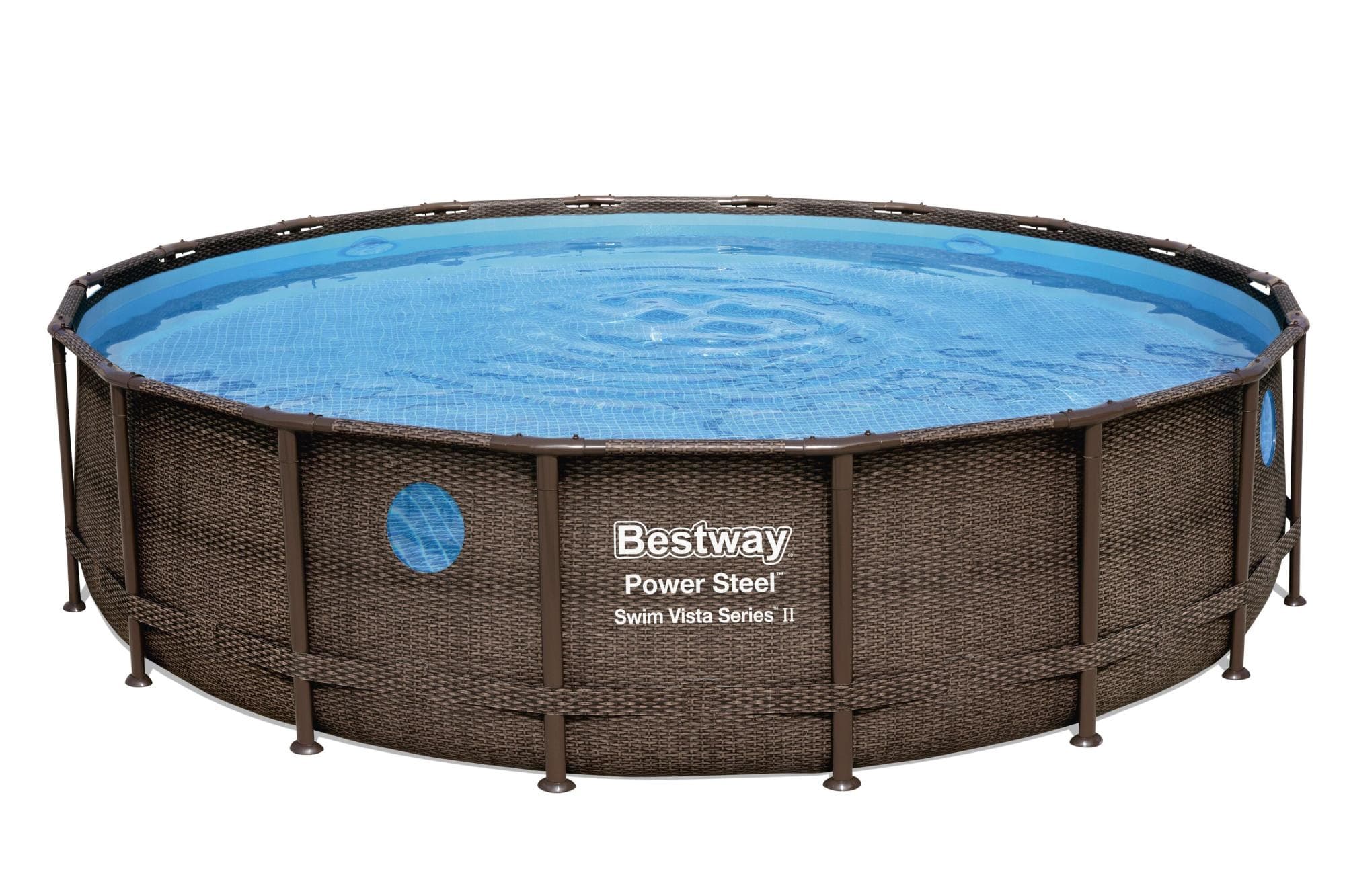 Piscine hors sol Piscine hors-sol ronde sans accessoire Swim Vista rotin 549x549x122cm Bestway 1