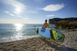 Bateaux, paddle et kayak Paddle SUP Aqua Excursion 381 x 79 x 15 cm, pompe, sac à dos, leash, pagaie Bestway 5