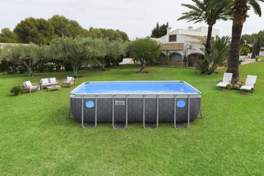Piscine hors sol Piscine hors sol rectangulaire 488x244x122cm Steel Pro MAX Splashview Bestway 2