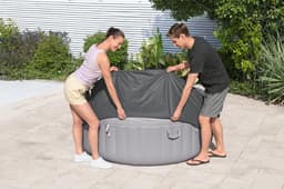 Accessoires Spa Couverture thermique Energysense pour spas ronds 1,70m x 66cm Bestway 2