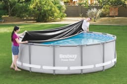 Accessoires Piscine Bâche 4 saisons ronde pour piscine hors sol diamètre 427cm Bestway 8