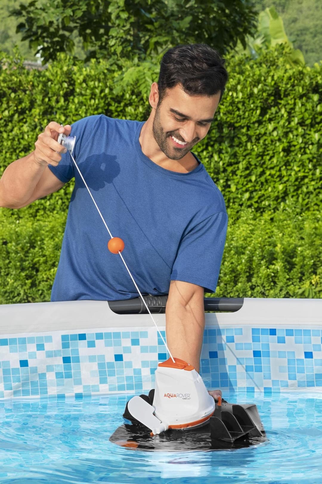 Robot piscine Robot de piscine autonome AquaRover pour fond plat Bestway 4