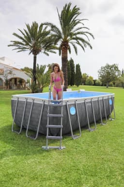 Piscine hors sol Piscine hors sol rectangulaire 488x244x122cm Steel Pro MAX Splashview Bestway 7