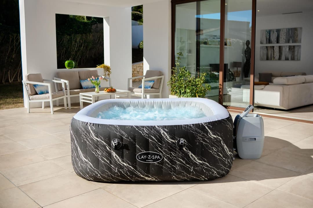 Spa Gonflable Spa gonflable carré Lay-Z-Spa Hawaii Smart Luxe Airjet 4 - 6 places Bestway 3