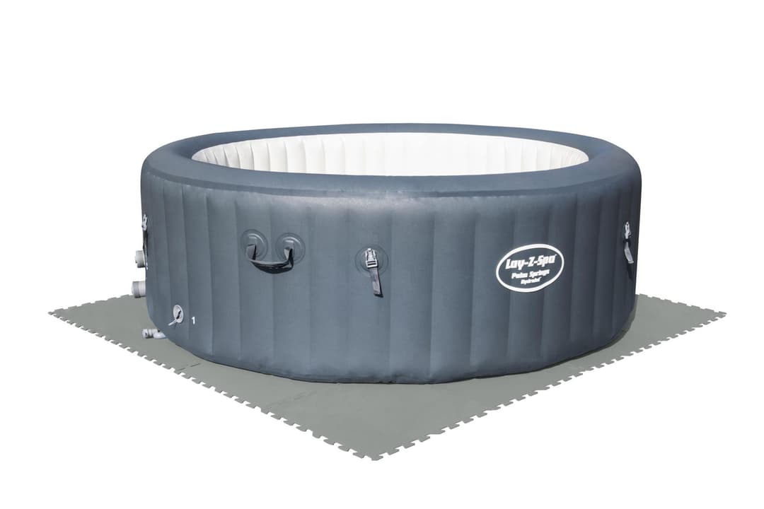 Accessoires Piscine Tapis de sol pour piscine 9 pièces de 50 x 50 cm gris Bestway 2