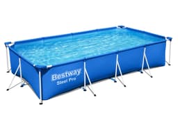 Piscine hors sol Piscine hors sol rectangle Steel Pro 400 x 211 x 81 cm bleu clair Bestway 5