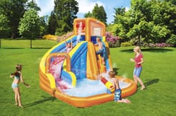 Jeux d'extérieur et trampoline Aire de jeux gonflable Turbo Splash Water Zone 365 x 320 x 270 cm Bestway 2