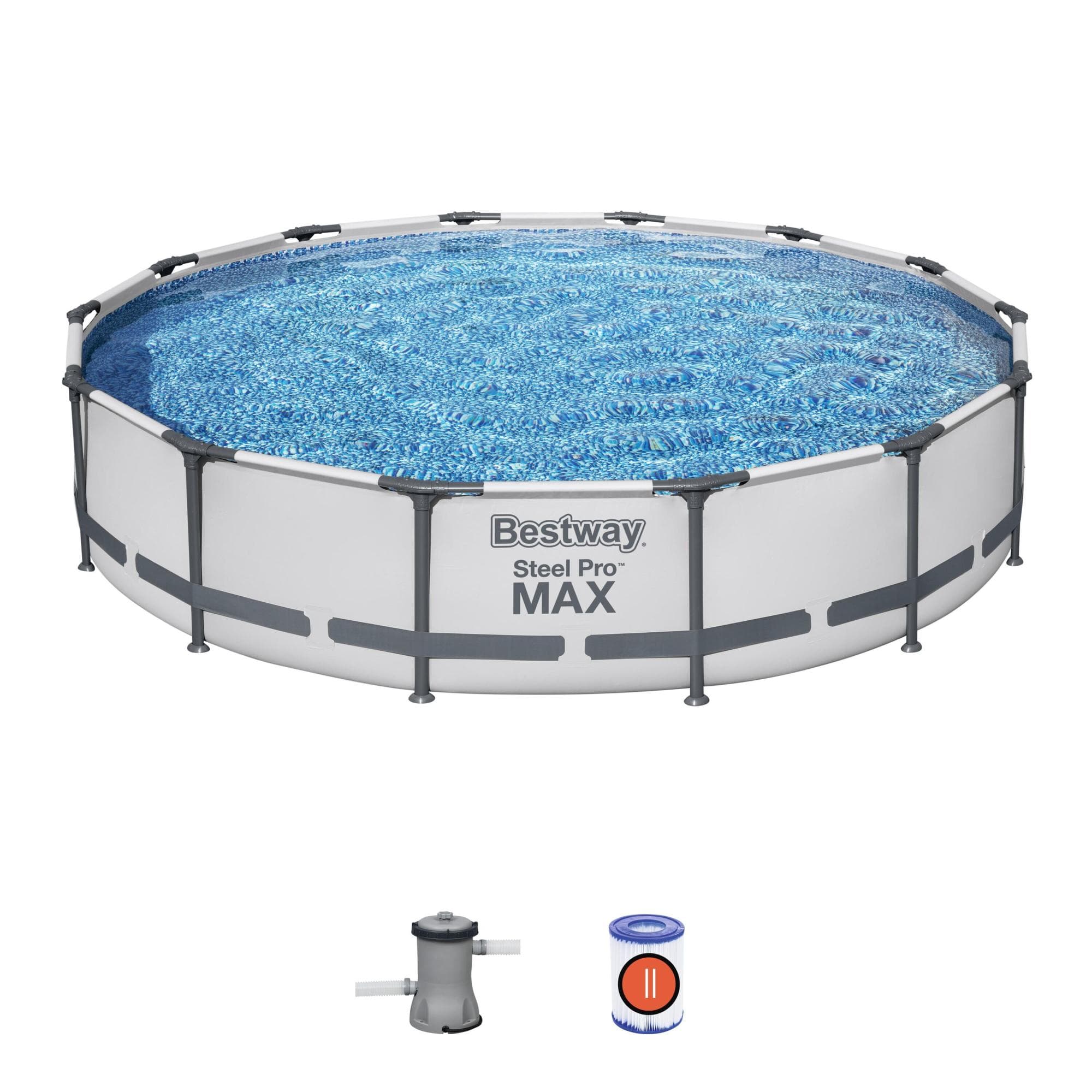 Piscine hors sol Piscine hors sol ronde Steel Pro Max 427 x 84 cm Bestway 1