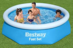 Piscine hors sol Piscine autoportante Fast Set ronde 244 x 61 cm Bestway 2