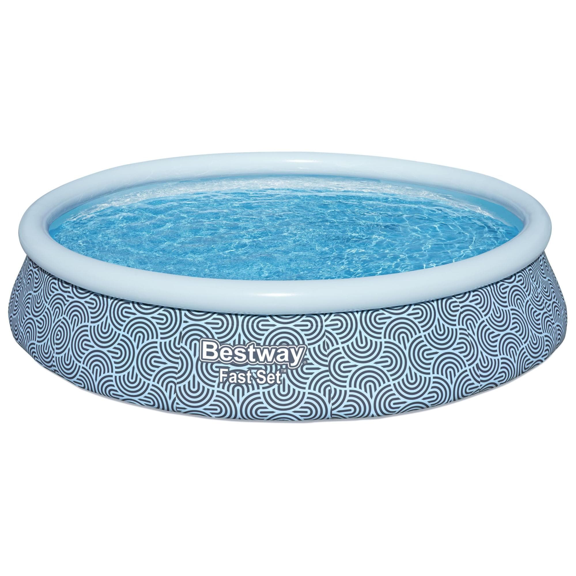 Piscine hors sol Piscine autoportante ronde 396 x 84 cm Fast Set avec pompe Bestway 1